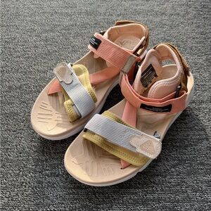 Flower Mountain Taurus Trek Sport Sandals- Taupe Salmon Pink